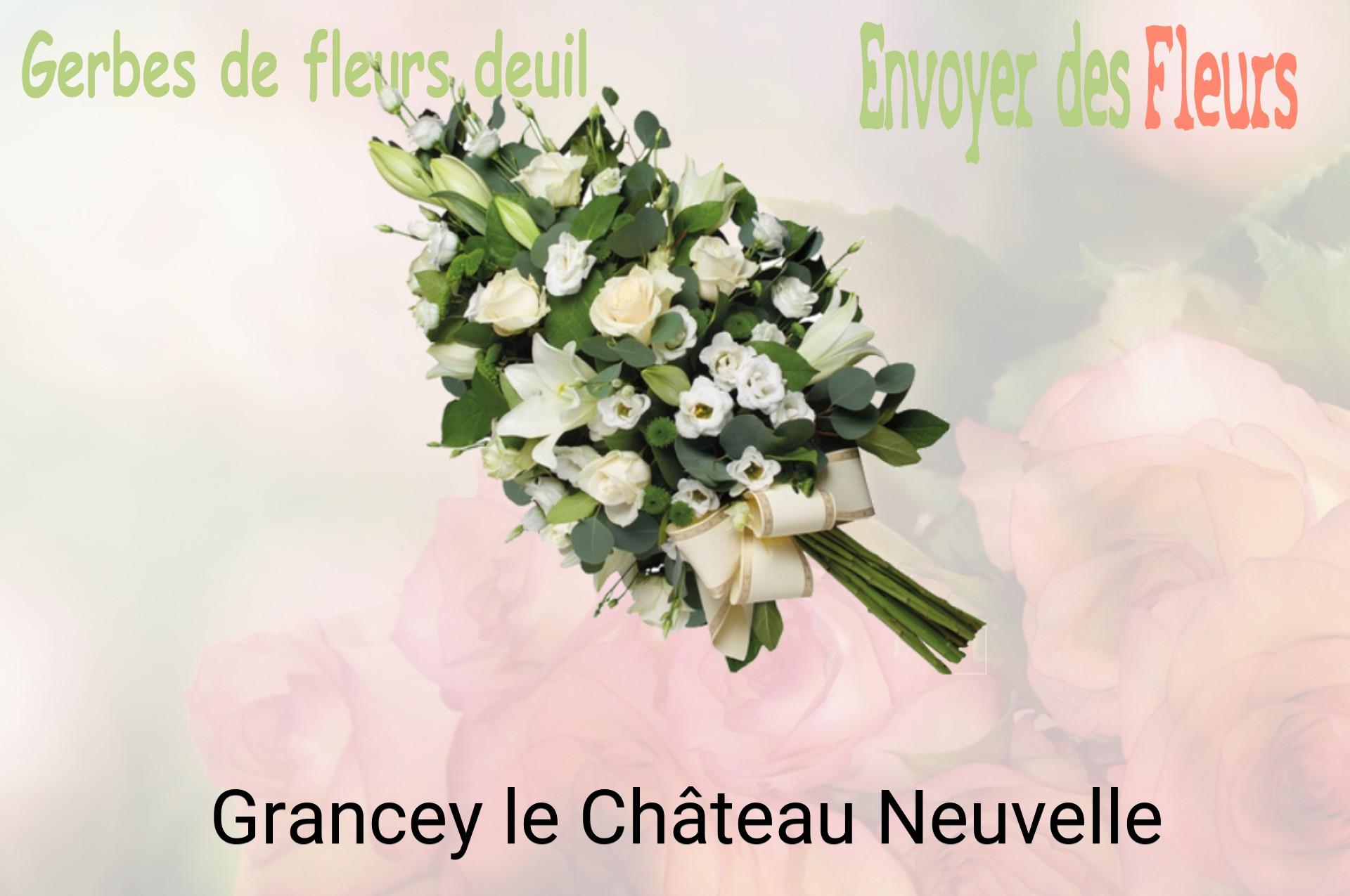 Gerbe de fleurs de deuil livrée à Grancey-le-Château-Neuvelle